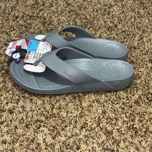 NUUSOL Cascade Flip Flops Mens 15 Slate Gray Thong Sandals Float American Made